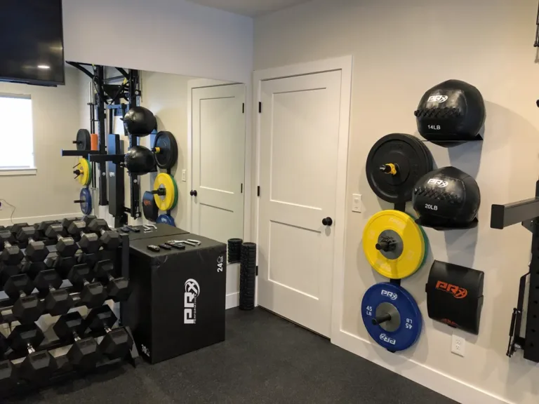 Basement Home Gym Weight Rack