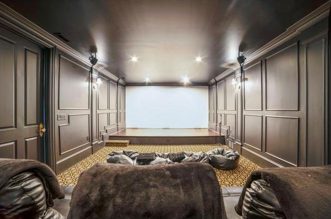 Draper Utah Basement Theater Room