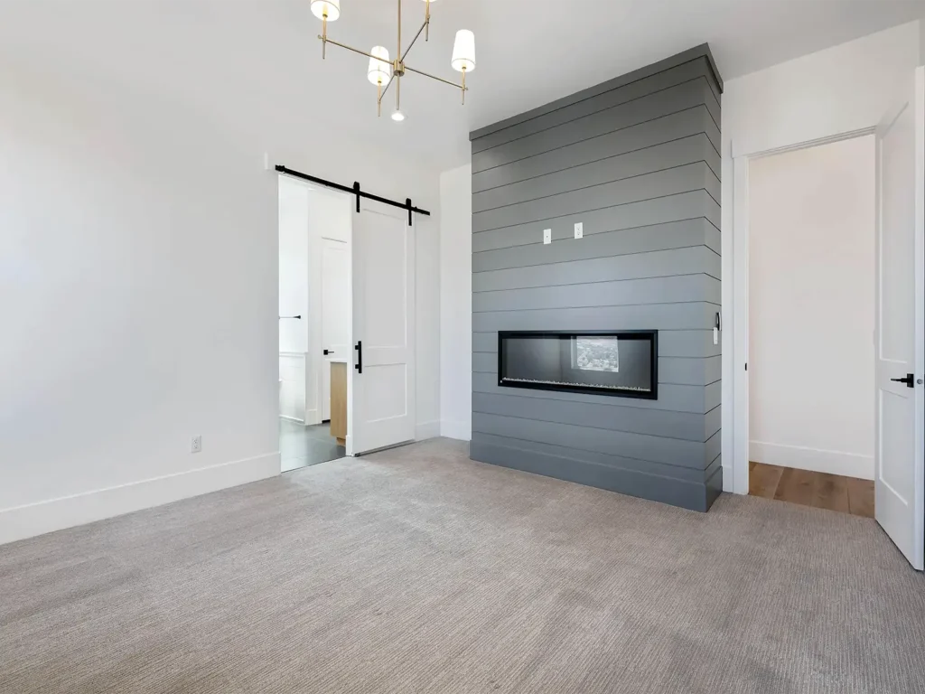 Basement Finishing Utah- basement electrical fireplace