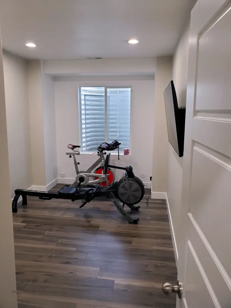 Basement Finishing Utah a small home gym