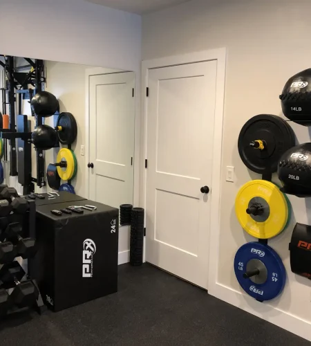 Basement Finishing Utah- basement bedroom used as a home gym