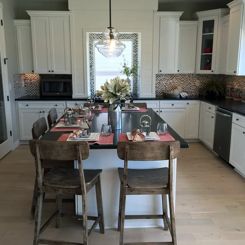 Basement Finishing Utah- very large basement kitchen with custom cabients