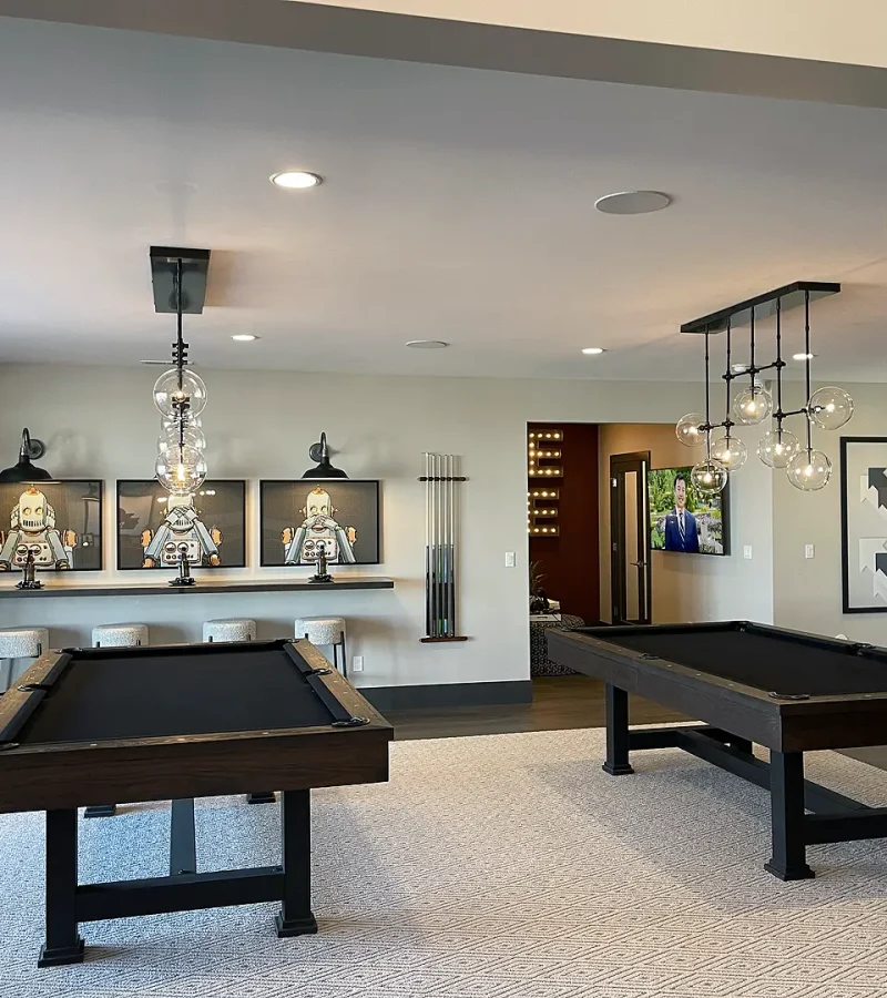 Utah Basement Finishing- very well decorated basement family room