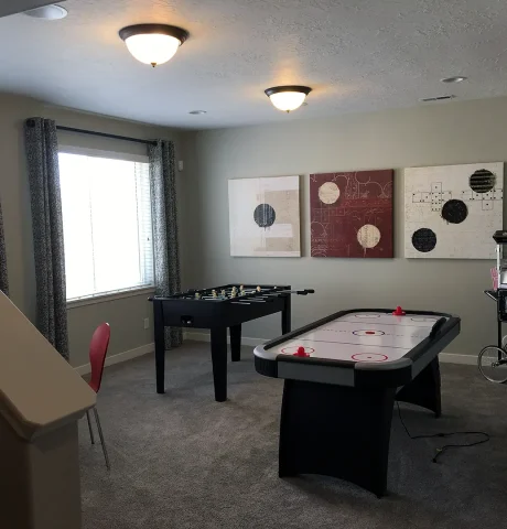 Basement Finishing Utah- game room and play area