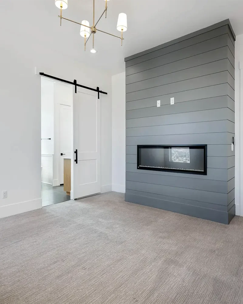 Basement Finishing Utah- basement electrical fireplace