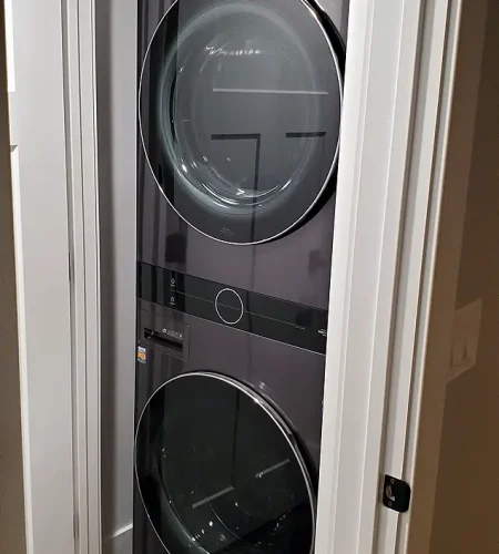 staked washer and dryer
