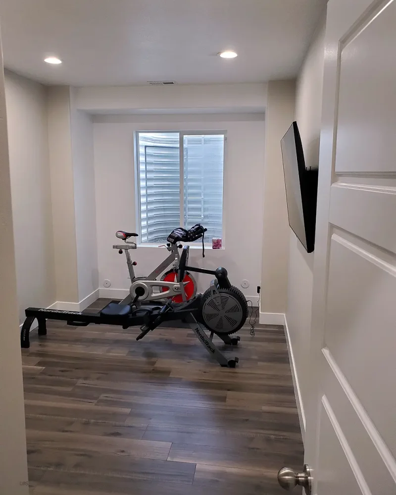 Basement Finishing Utah a small home gym