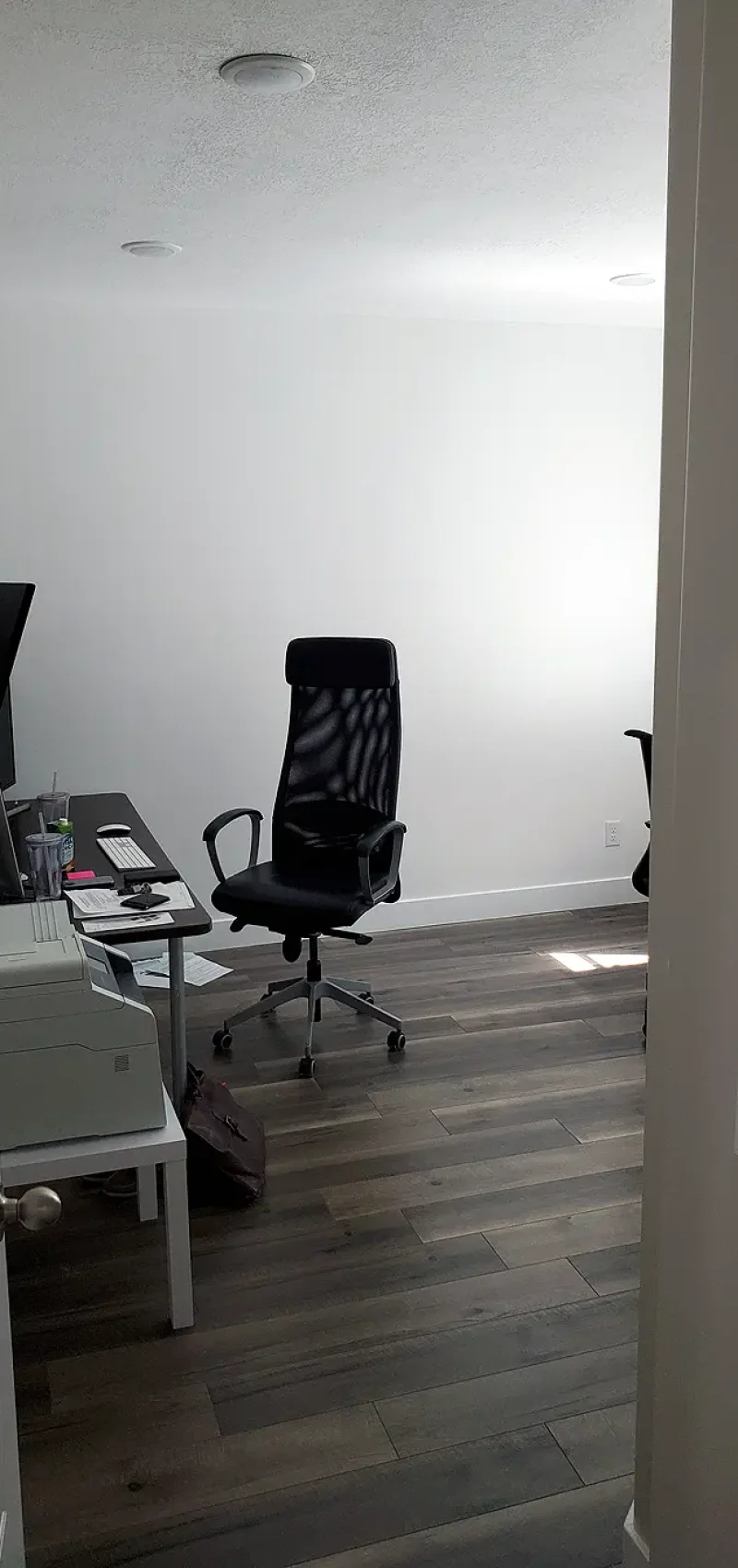 Basement Finishing Utah- basement bedroom used as a home office