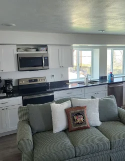 Basement Finishing Utah- basement kitchen just off the family room