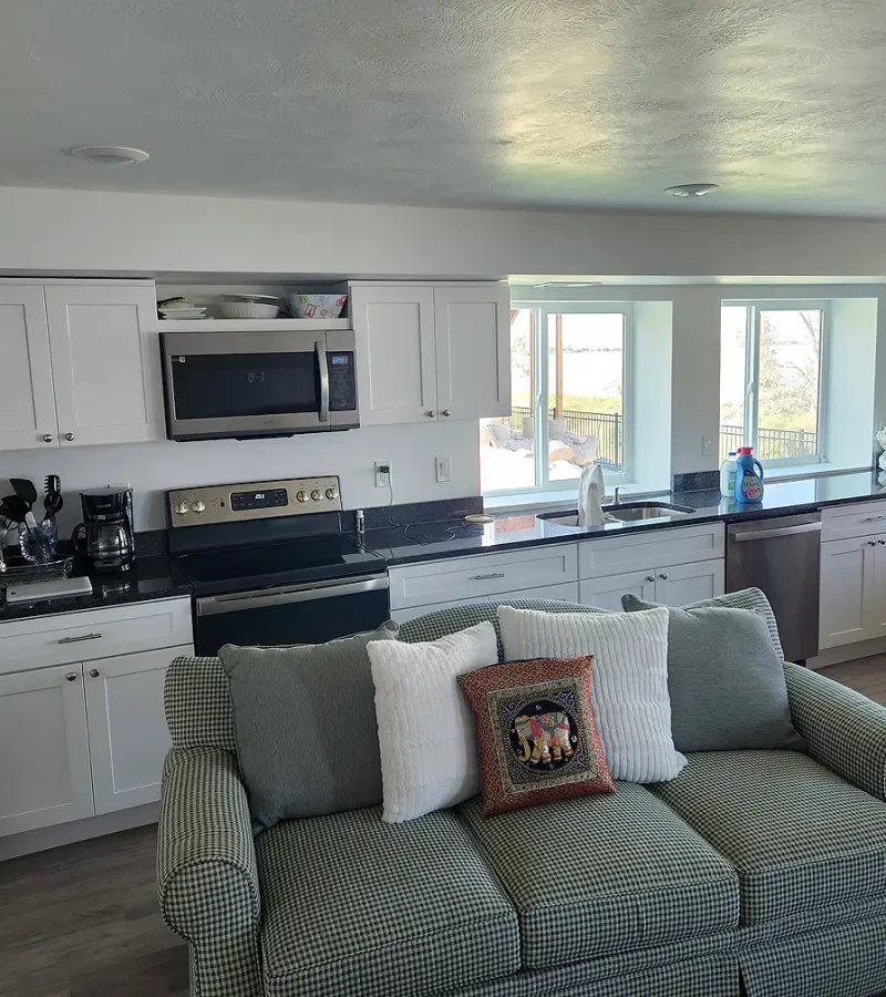 Basement Finishing Utah- basement kitchen just off the family room
